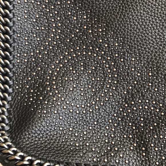 Coach Black Tatum Studded Tall Tote EUC - Picture 3 of 12